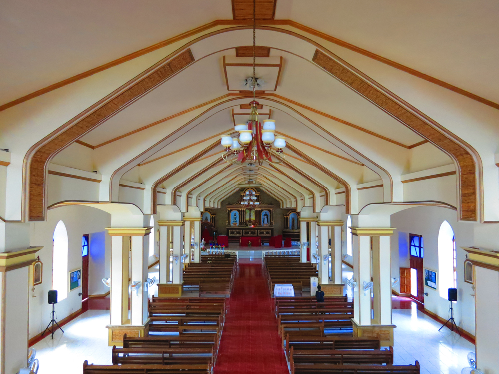 from the choir room