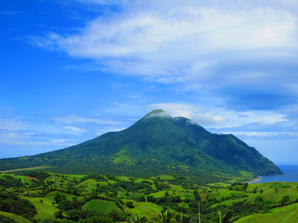 lucky to see Mt. Iraya peak