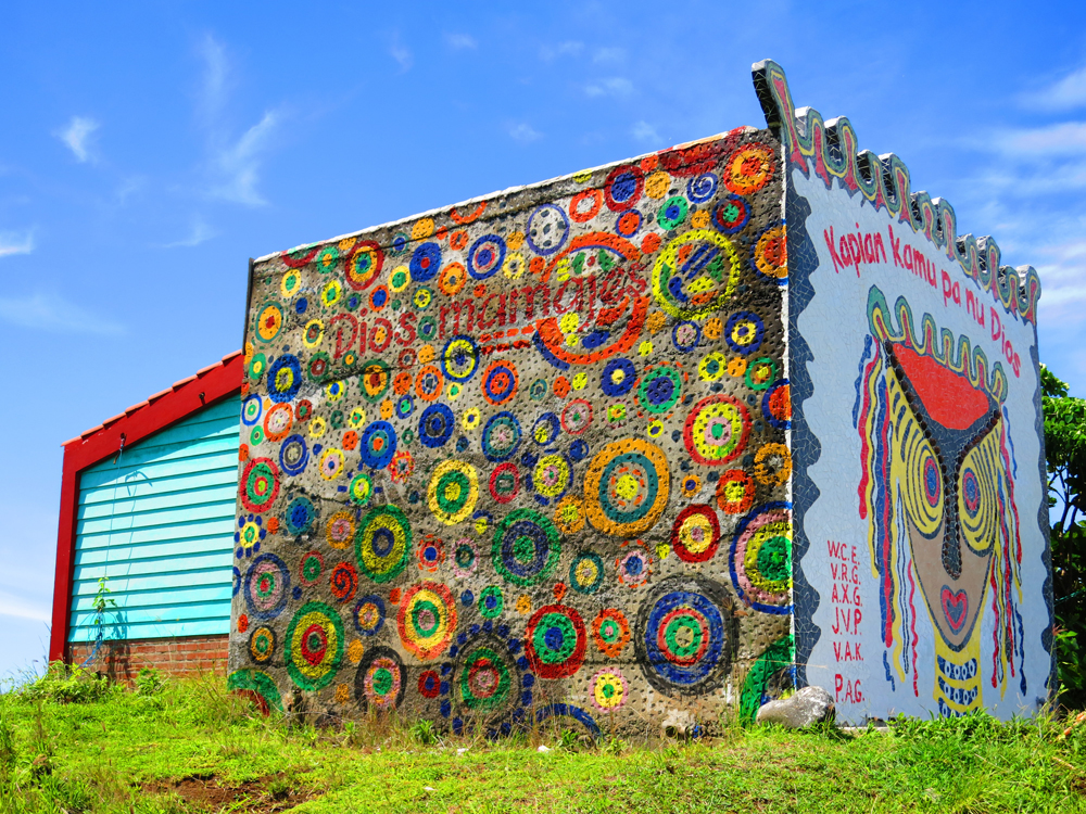 colorful grunge wall art
